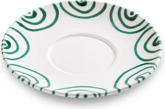 Gmundner Keramik Gmundner Keramik - Gmundner Cer&aacute;mica Verde Flameado, Platito Taza De T&eacute; Maxima (&oslash;18cm)