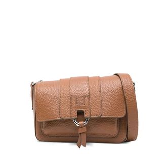 Hogan Shoulder Bags, female, Brown, Size: ONE SIZE Trend Flap Bag