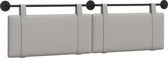 vidaXL Cabecero Colgante Gris Nube Tela Vidaxl