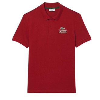 Lacoste Heren Regular Poloshirt (Rood)