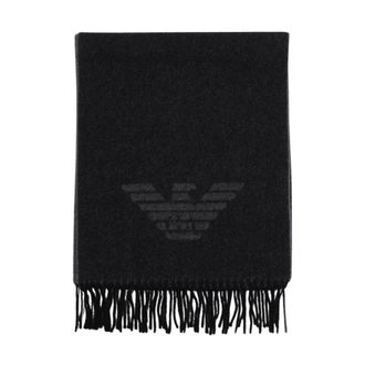 Emporio Armani Heren, Accessoires, Grijs, Maat: ONE Size Wol