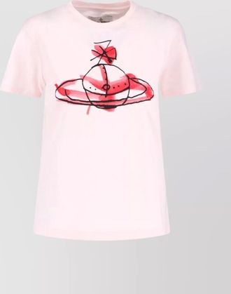 Vivienne Westwood crew neck graphic print short sleeves top