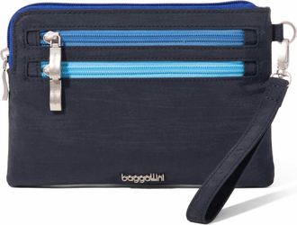 Baggallini Womens RFID Currency Organizer Wristlet