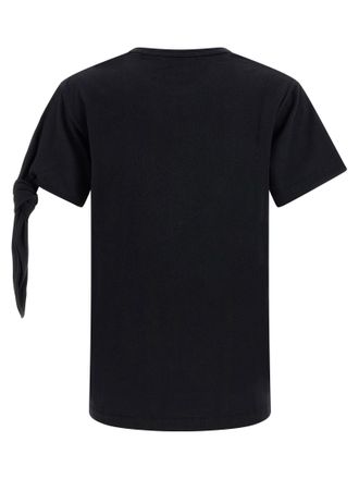J.W.Anderson Cotton Jersey with Knotted Sleeves T-Shirt - Black