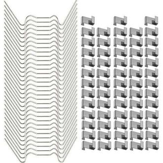 OEM Paquete De 150 Clips De Resorte Para Vidrio De Invernadero, Invernaderos, Acristalamiento, Pasillos, Invernaderos, Paneles De Vidrio, Clips Para Venta