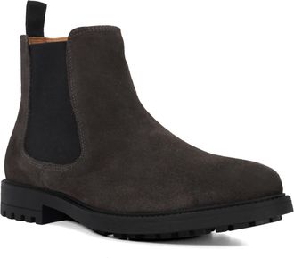 Dune London Mens CASPIAN Leather Chelsea Boots Size UK 10 Suede