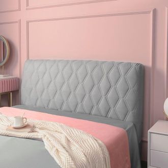OEM Housse Tete De Lit - 160 Cm - Tissu Polyester Matelasse - Pour Lit Double - 1 Piece