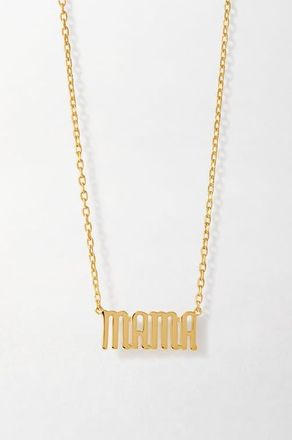 Edge of Ember Mama Necklace in Metallic Gold at Nordstrom