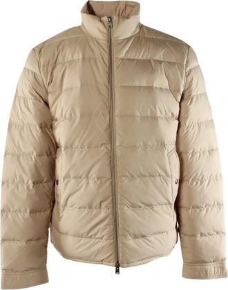 Woolrich Microfiber Jas - Heren - Winterjassen - Beige - XL - Polyester - Jassen