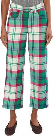 Free People Cheers Pants In Green Combo