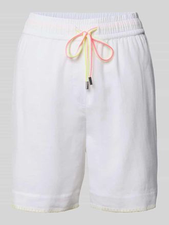 Marc Cain Bermudas aus reiner Viskose in Weiss, Gr&ouml;&szlig;e 34