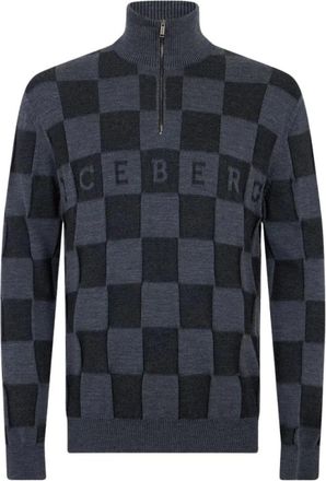 Iceberg Maglione a collo alto - - Knitwear - Uomo - Multicolore - M