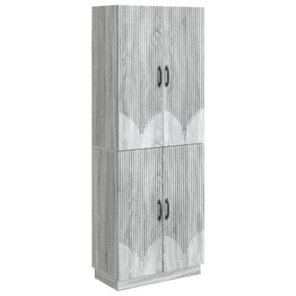 vidaXL Juego De Armarios 2 Uds. Sonoma Gris Madera De Ingenier&iacute;a Vidaxl
