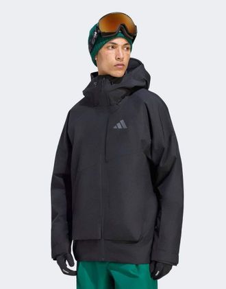 adidas Terrex xploric giacca a 2 strati climaproof imbottita nera-Nero