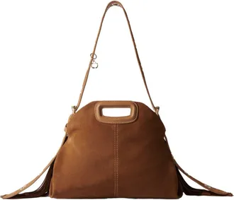 Maje Suede Miss M bag in Camel at Nordstrom, Size Medium
