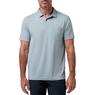 Travis Mathew The Cloud Polo in Ash Blue at Nordstrom, Size Xx-Large
