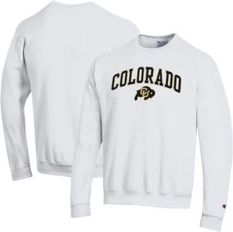 Champion Mens Champion White Colorado Buffaloes Arch Over Logo Pullover Sweatshirt at Nordstrom, Size Xx-Large