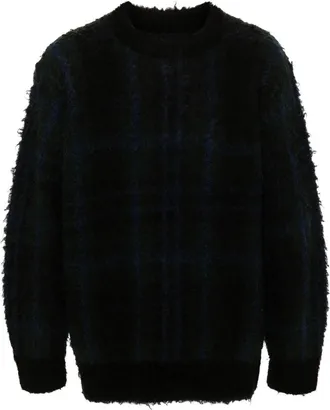 sacai Check-pattern Sweater