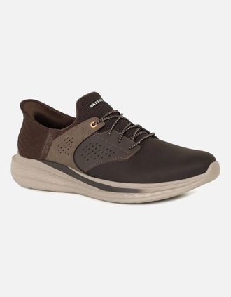 Skechers Mens Slip In Slade Macklin Mens Trainers - Brown - Size: 11