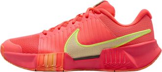 Nike Nike Zoom Challenge Womens Pickleball Shoes (FQ4155-800, Hyper Orange/Volt/Medium Ash/Barely Volt), Hyper Orange/Volt/Medium Ash/Barely Volt, 4 UK