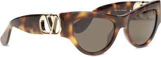 Valentino Garavani VG0053S Cat-Eye Sunglasses - Brown