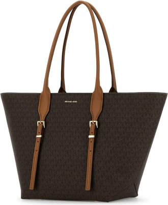 Michael Kors Womens Printed Canvas Moore Shopping Bag Brnacorn Borse A Mano