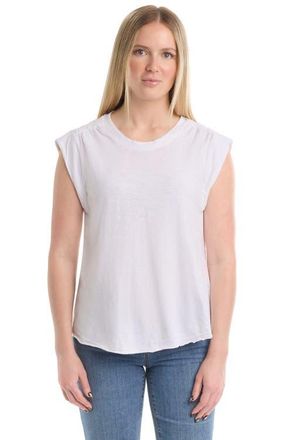 Wilt Ruched Shoulder Tee in White at Nordstrom, Size X-Small