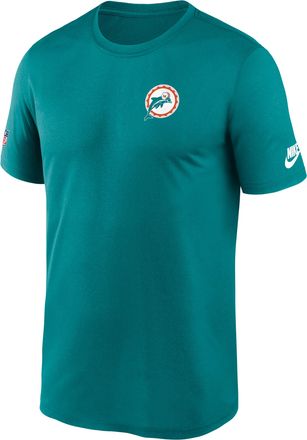 Nike Miami Dolphins Alt Legend Small Logo Nike Mens Dri-FIT NFL T-Shirt in Green | 02TI4DZQ9P-UE8