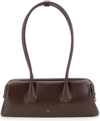 Osoi Womens Shoulder Bag Boatwide Mini Black Leather Cow