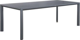 Sweeek 8-seater aluminium garden table, anthracite, 220 x 100 x 75 cm - Sacramento sweeek