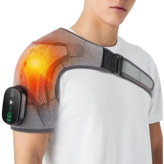 OEM Almohadilla T&eacute;rmica Inal&aacute;mbrica Para Hombros Con Funci&oacute;n De Masaje, Envoltura T&eacute;rmica Para Aliviar El Dolor, Regalo Para Pap&aacute;, Mam&aacute;, Esposo, Esposa Y 