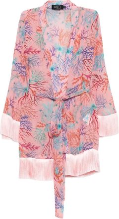 PatBo Copricostume con frange - Rosa