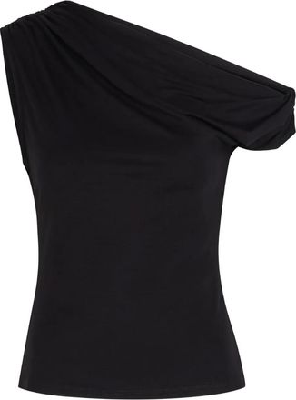 Reformation Blusa monospalla Belle - Nero