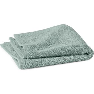 Coyuchi Air Weight Organic Cotton Washcloth in Sea Mist at Nordstrom