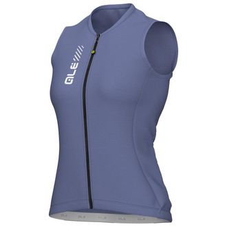 Al&eacute; Color Block Sleeveless Jersey Velo Singlet f&uuml;r Damen | blau