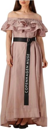 Copenhagen Muse Kleedjes, Dames, Roze, S, Molly Maxi Jurk