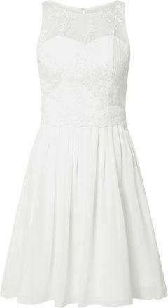Unique Brautkleid mit Zierperlen in Offwhite, Gr&ouml;&szlig;e 40