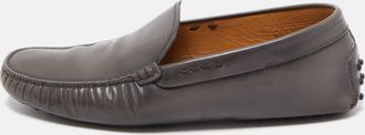 Tod's Tods Light Brown Leather Slip On Loafers