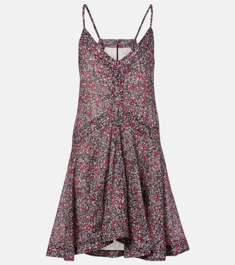 Isabel Marant Danielle floral cotton voile minidress