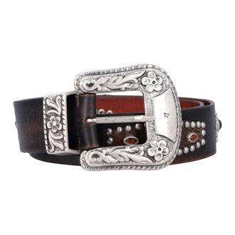 Golden Goose Lace Riem - Dames - Riemen - Bruin - 85 CM - Leer - Accessoires