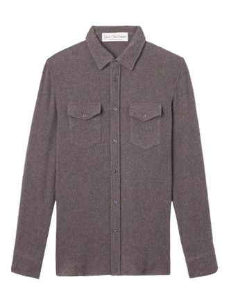 God's True Cashmere pocket button shirt - unisex - Cashmere - S - Grey