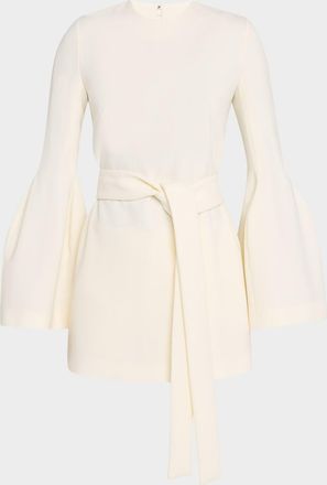 Gabriela Hearst Shandon Belted Wool Tunic