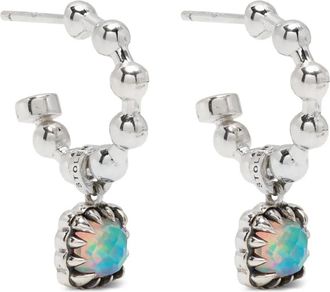 Stolen Girlfriends Club Orecchini Baby Claw Ball Chain - Argento