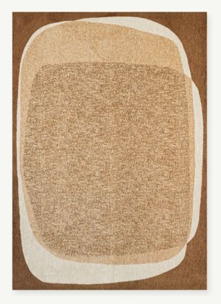 Novatrend Alfombra moderna tejida plana Marr&oacute;n 170x240 cm