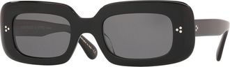 Oliver Peoples OV5394SU Saurine Polarized 100581 Womens Sunglasses Black Size 50