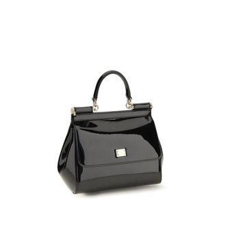 Dolce & Gabbana Sicily Shoulder Bag - Black