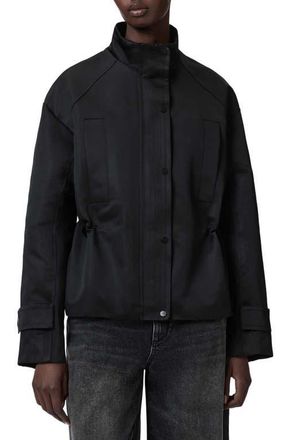 AllSaints Oversize Luellah Jacket in Black at Nordstrom, Size X-Small