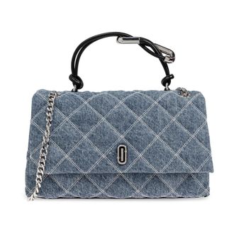 Marc Jacobs Handtas De Gewatteerde Medium - Dames - Schoudertassen - Blauw - ONE Size - Leer - Tassen