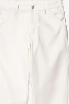 Carhartt Work in Progress Mens Jeans White Cotton