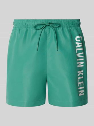 Calvin Klein Underwear Badehose mit elastischem Bund in Dunkelgruen, Gr&ouml;&szlig;e XL